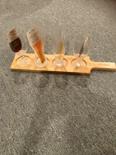 Beer tasting paddle set, View more