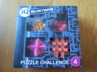 Cheatwell Games IQ Buster Wooden 4 Piece Puzzle Set