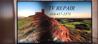 LCD-LED TV Repair, Backlight Broken, Home Service: 416-417-2373