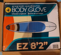 Body Glove EZ 8'2” iBoard Inflatable Surfboard Used Once