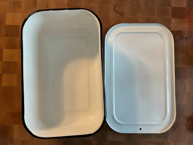 Enamel Roasting Pan with Lid489519610185666561