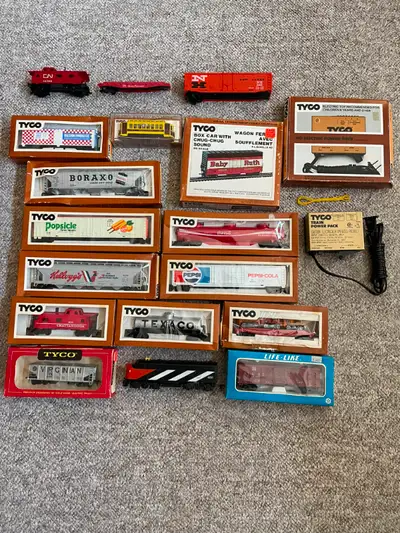 Tyco HO Scale Rail Cars Vintage, View more