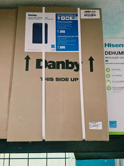 Optimisez la qualité de votre air intérieur avec ce déshumidificateur Danby haute performance de 50...