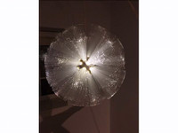 Lampe suspendu fibre optique, lumière fibre optique Ikea