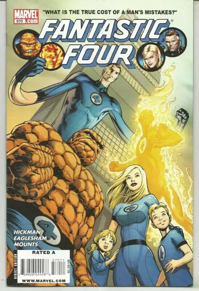 Fantastic Four#570 Oct. 2009 Marvel Comics 1st Counsel of Reeds, View more