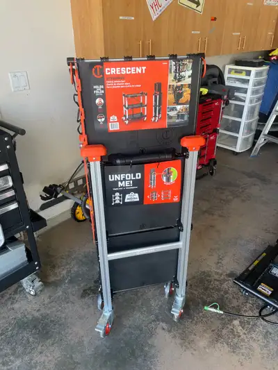 Folding jobsite cart, View more
