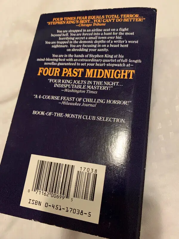 Stephen King - Four past midnight book in Fiction in Ottawa - Image 4