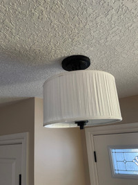 Two ceiling lights 