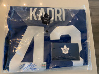 Autographed Kadri Leafs Jersey