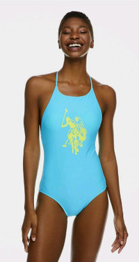 XL POLO Neon  Swimsuit Bathing Suit NEW NEVER WORN