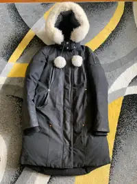 Moose Knuckles Long Down Fur Winter Coat 