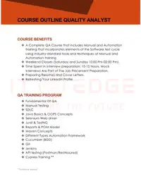 BA and QA training | 100% job assistance 