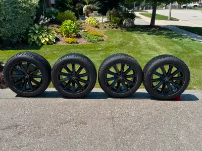 Blizzard DMV2, 255/50R20 on Audi rims. E-9.0, 20” with a 38 offset, 5-112 bolt pattern. Nearly new,...