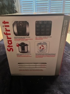 New Starfrit 6 L Electric Pressure Cooker. in Kitchen & Dining Wares in St. Catharines - Image 2