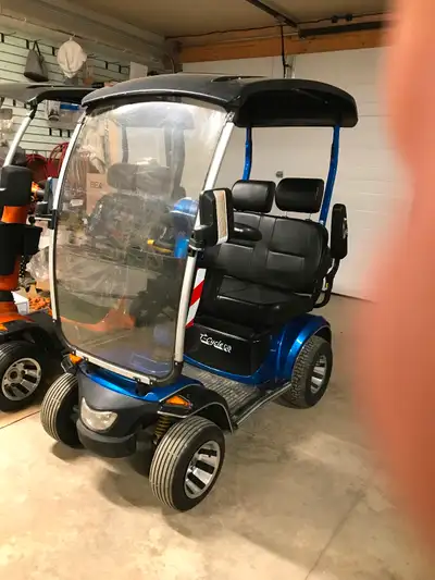 Used, 4 year old 2 seater, I have parts. External Dimension: 1550 * 850 *1290mm Front Wheel: Tubeles...