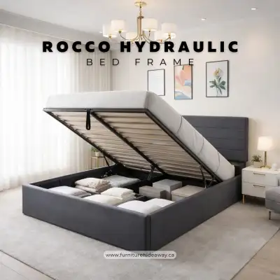✨ ROCCO HYDRAULIC BED FRAME ✨, View more