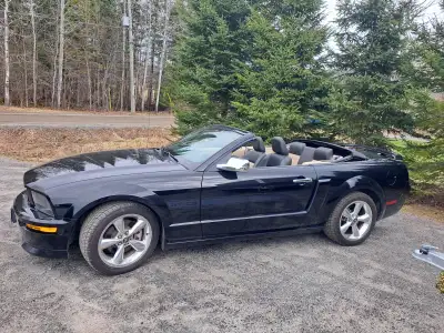 For sale 2008 mustang GT convertible California special. 103000km. Never winter driven New bfg tires...