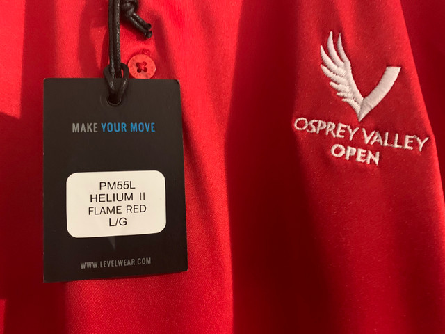 Golf Polo - Red Sz L - Brand New in Men's in Oakville / Halton Region