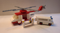 Vintage Lego Red Cross Helicopter/Ambulance Set #386 (1976)