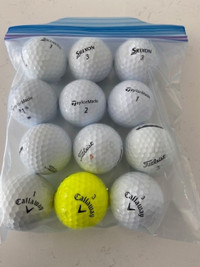 Balles de golf usagées en bonne condition