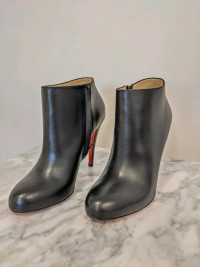 100% Authentic Christian Louboutin Belle Booties 100mm
