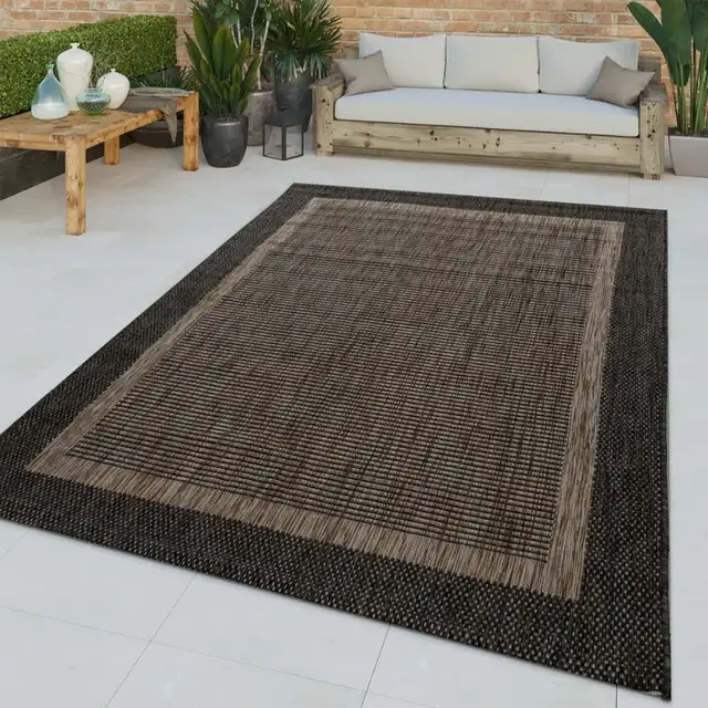 Wick St. Lawrence Rustic-Style Outdoor Area Rug  Rectangle 7'10" in Rugs, Carpets & Runners in Hamilton - Image 2