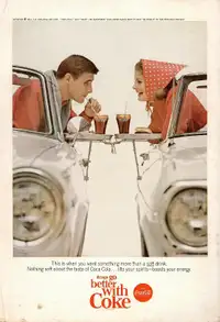 Vintage 1965 Coca-Cola advertisement