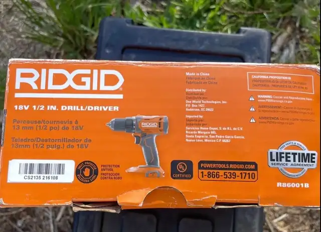 NEW Ridgid drill - tool only (no battery) in Power Tools in Gatineau - Image 4