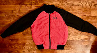 Girls Youth Size S Under Armour Reversible Bomber Jacket - $20
