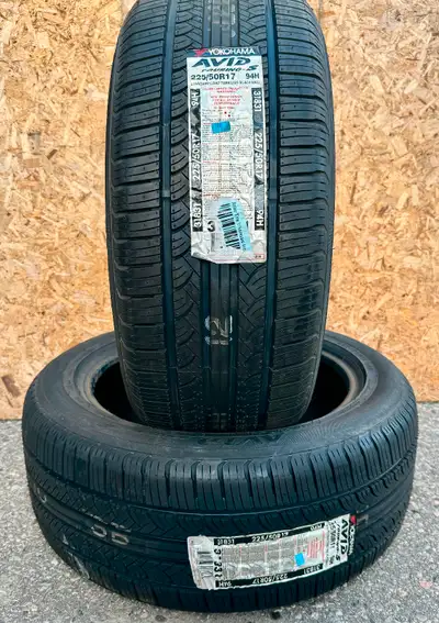 ☀️ PAIR ONLY ⚠️ 2 TIRES ☀️ PAIR ONLY YOKOHAMA AVID S - SERIES HIGH PERFORMANCE ALL SEASON TIRES (2)...