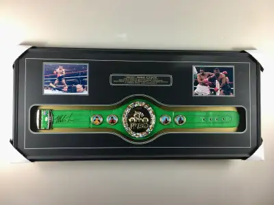 Mike Tyson Autographed WBC championship belt Boxing memorabilia at its finest Autograph authenticate...