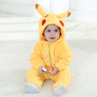 Pikachu onesie (1-4 month old) costume