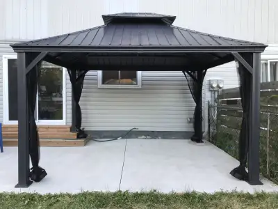 WINDSOR ESSEX GAZEBO GAZEBOS BRAND NEW IN BOX 10 ft x 12ft, View more