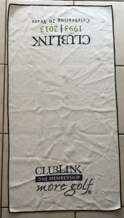 ClubLink Golf Towel:  Celebrating 20 Years - 1993-2013 ; Unused, View more