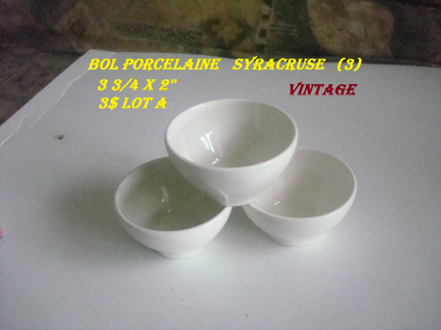 Bols (3) céramique Syracruse dans Vaisselle et articles de cuisine  à Lanaudière