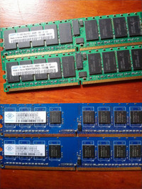 Old RAM (DRAM) – SDRAM, DDR, DDR2 from $5.00