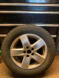 2009 Volkswagen Golf 15" Alloy Rims and Winter Tires - 195/65R15