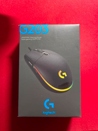 UNOPENED Logitech G203 Wired RGB Gaming Mouse.