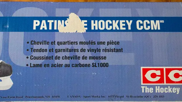 Patins de hockey pour homme / Patins à glace / Grandeur 9 in Skates & Blades in Laval / North Shore - Image 5