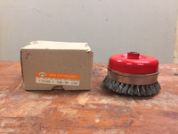 Brosse boisseau à fils d'acier