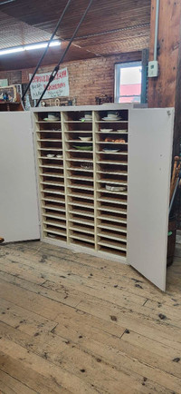 Antique Sorting Cabinet - Painted
