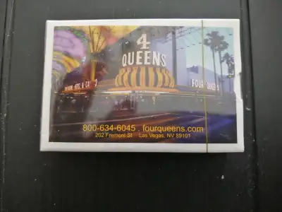 4 QUEENS CASINO PLAYING CARDS, View more