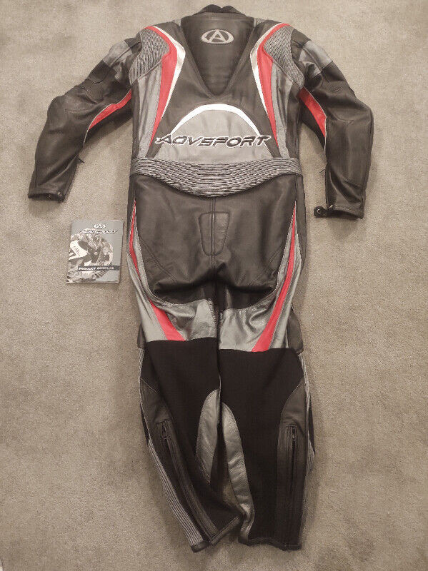 AGV Sport Leather 1-Piece Race Suit, Size 46 US, $400 in Other in Belleville