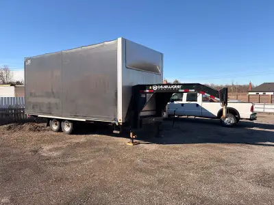 20’ gooseneck Safetied Roll tight tarp system Solid condition and ready to work Well maintenanced Me...