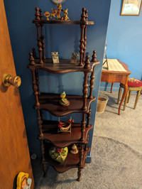 Antique Knick- nack and whatnot shelf