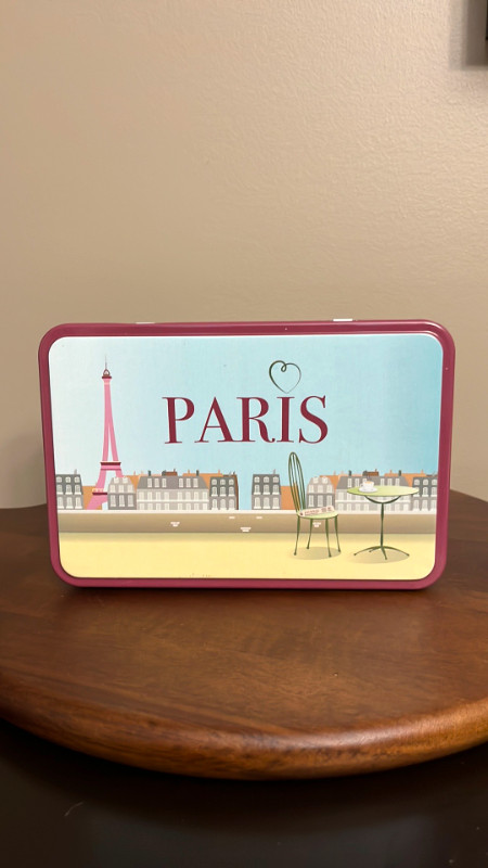 Lot of 3 Paris Decorated Tins by Massilly France - 7.25" x 5.25" in Arts & Collectibles in Mississauga / Peel Region - Image 3