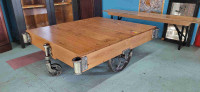 Custom Coffee Table Cart