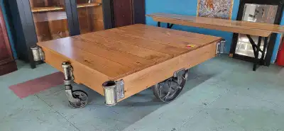 Custom Coffee Table Cart, View more
