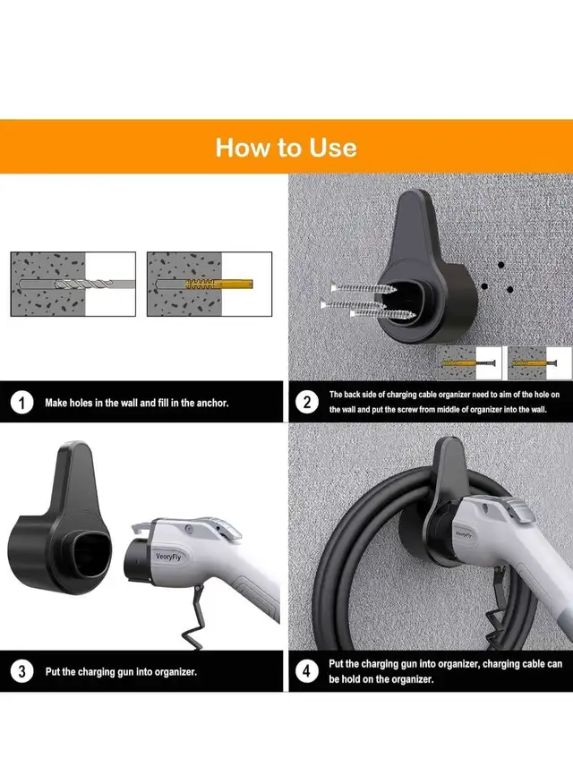 Tesla Charger Holder Organizer  in Other in Calgary - Image 8