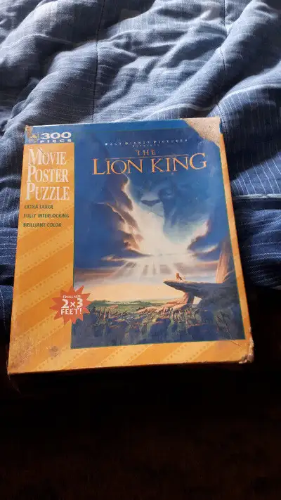 Walt Disney's 1990's 300 Piece Movie Poster Puzzle, View more